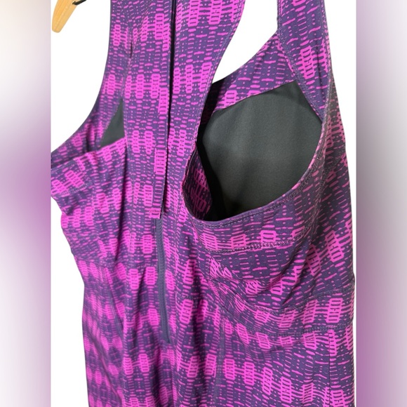 Title‎ Nine Arabella Nimblene Tank Dress Zipper Racer Back Stretch Size 10 - Picture 5 of 9